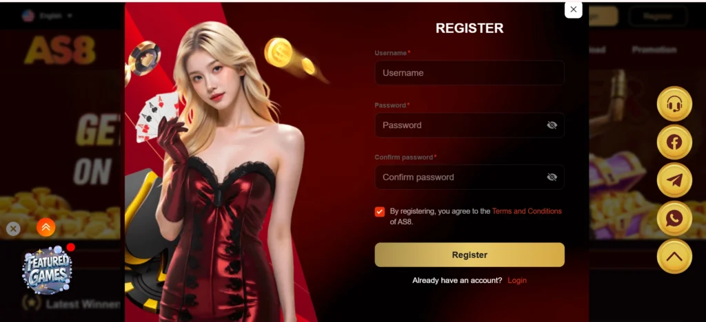 As8 Game login