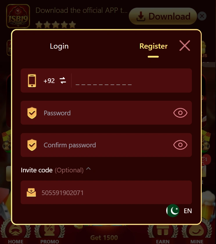 iSB19 Game login