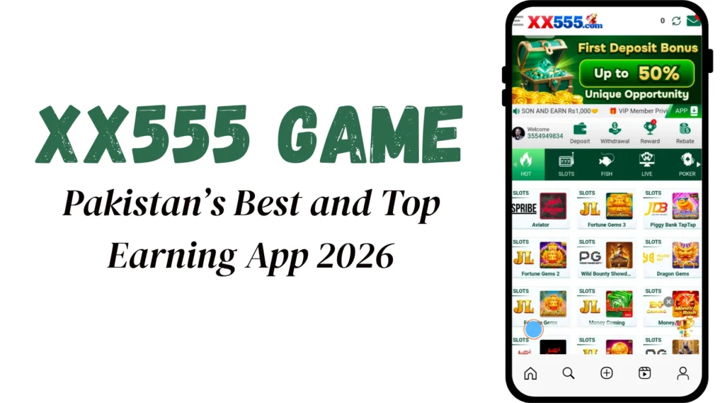 XX555 Game interface screenshot